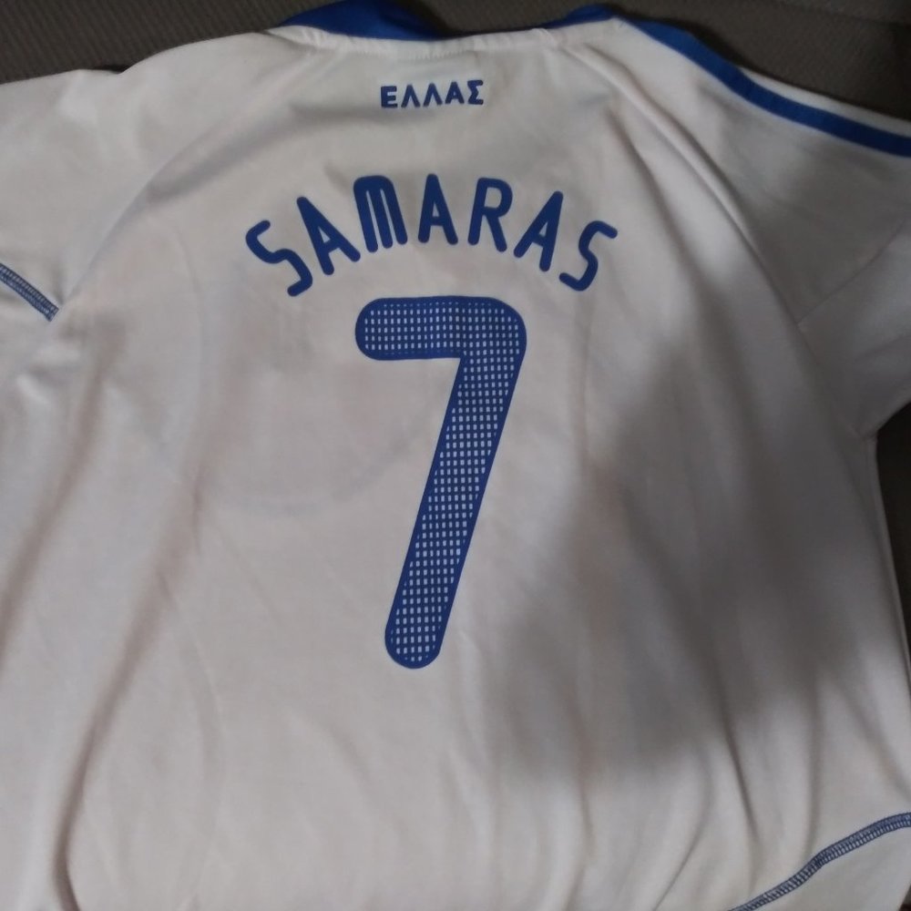 Greek Samaras Soccar Jersey